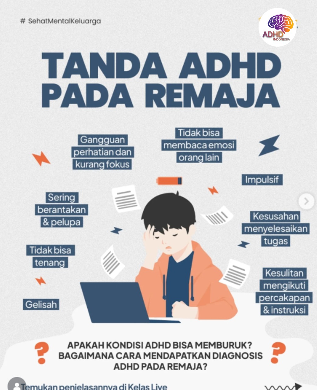 Screening ADHD Non-Diagnostik: Edukasi Awal bagi Orang Tua di Kabupaten Tabanan